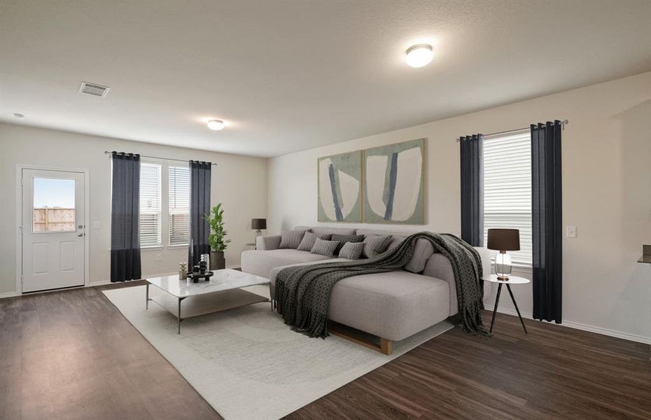 *Virtual Representation - Spacious gathering room with large windows *Virtual Representation - Spacious gathering room with large windows