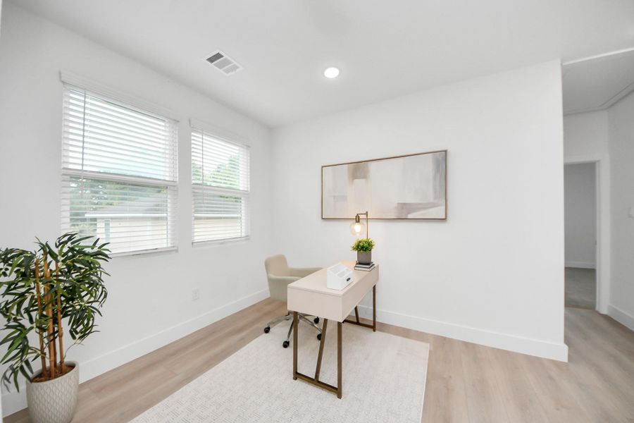 Furnished interior view inside a new home in , Houston (Image 13). Furnished interior view inside a new home in , Houston (Image 13).