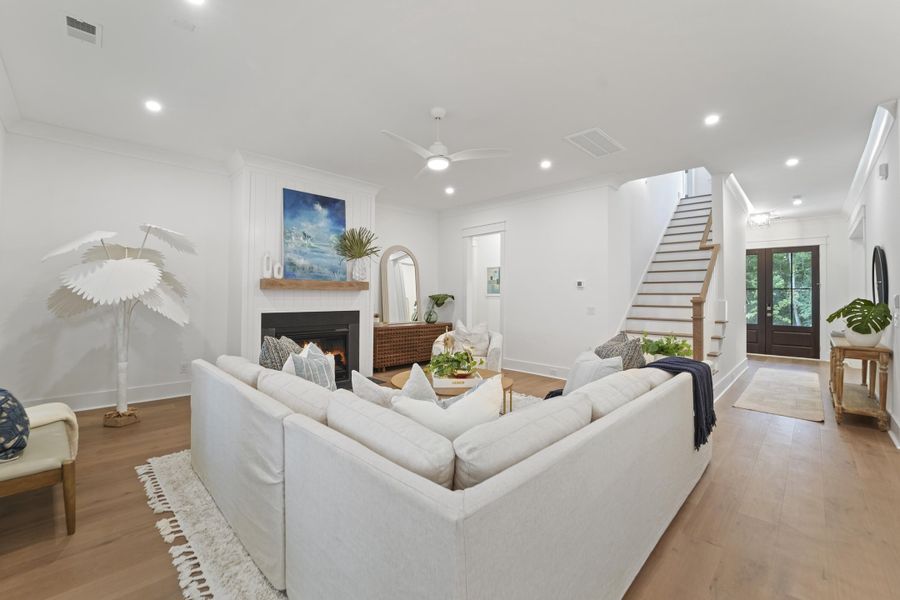 Furnished interior view inside a new home in , Hollywood (Image 19).