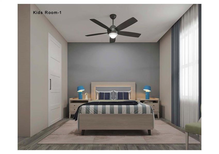 Furnished interior view inside a new home in , Abilene (Image 4).