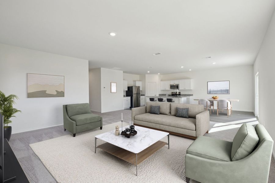 Representative furnished interior of a home built from the Eclipse by Starlight Homes in Kendall Grove, McDonough (Image 3).