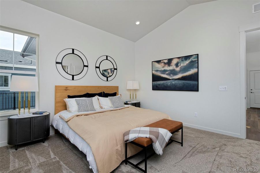 Furnished interior view inside a new home in , Fort Collins (Image 26).