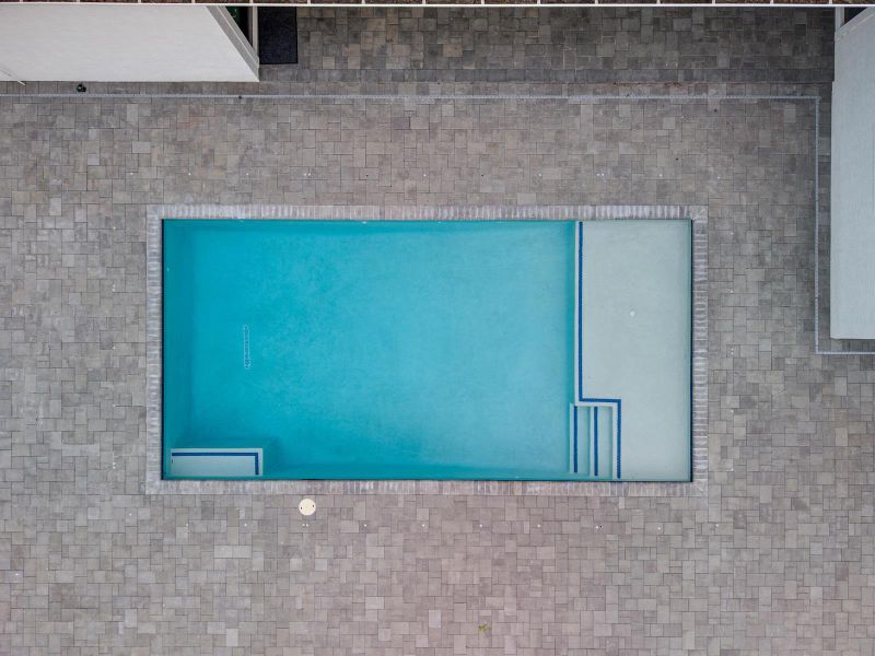 31 - Aerial Pool Overhead 31 - Aerial Pool Overhead