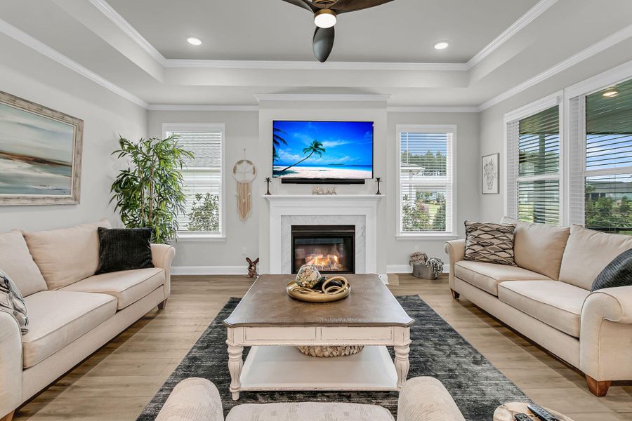 Furnished interior view inside a new home in , Summerville (Image 47).