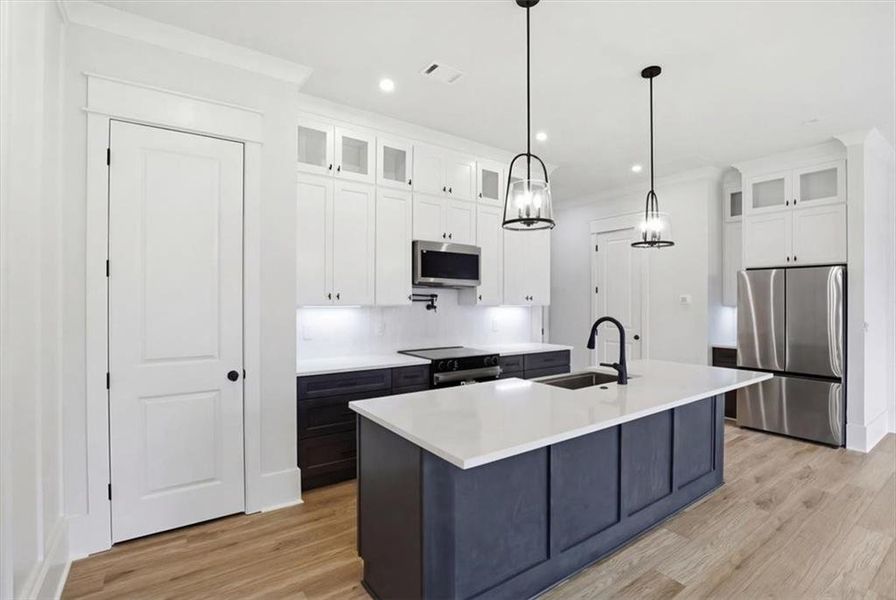 Furnished interior view inside a new home in , Braselton (Image 6).