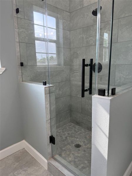 Close-up of interior finishes inside a home in , Houston (Image 8).