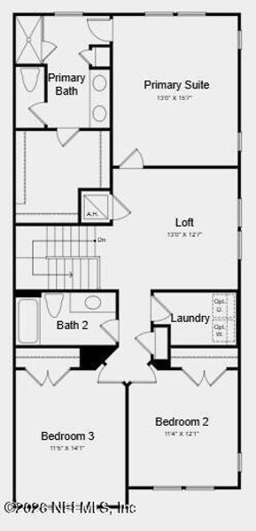2D floor plan layout of this home in , St. Augustine, FL (Image 3).