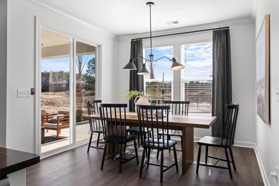 Representative furnished interior of a home built from the The Redbud by Chesapeake Homes in Coastal Club of the Carolinas, Calabash (Image 38).