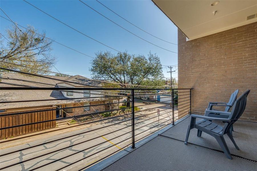 Exterior details and patio area of a home in , Dallas (Image 22).
