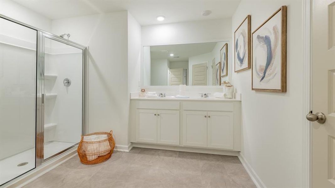 Furnished interior view inside a new home in Harvest Park, Decatur (Image 26). Furnished interior view inside a new home in Harvest Park, Decatur (Image 26).