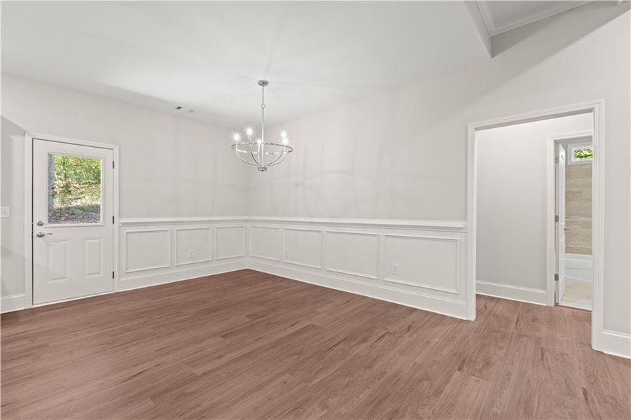 Spacious, unfurnished interior of a new home in , Bowdon (Image 24).