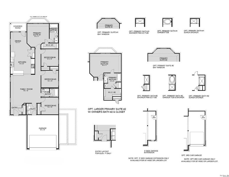 2D floor plan layout for the The Grove by Legend Homes in Townsend Reserve, Splendora, TX (Image 3). 2D floor plan layout for the The Grove by Legend Homes in Townsend Reserve, Splendora, TX (Image 3).