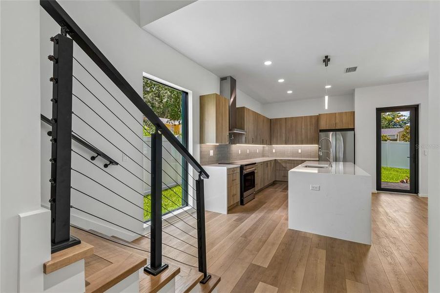 Furnished interior view inside a new home in , Tampa (Image 22).