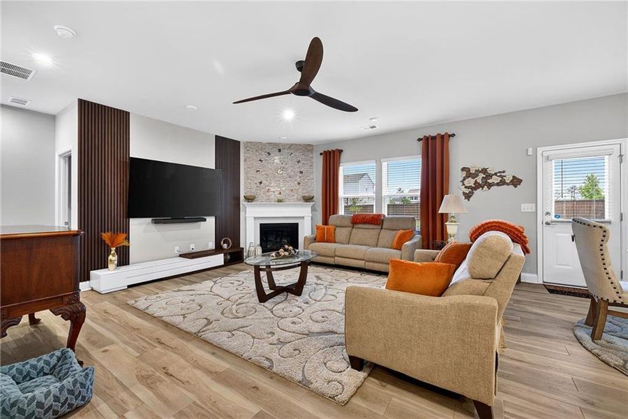 Furnished interior view inside a new home in , McDonough (Image 30).
