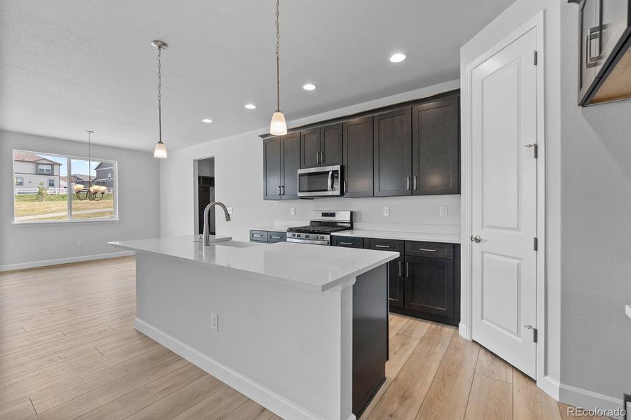 Furnished interior view inside a new home in , Castle Rock (Image 18). Furnished interior view inside a new home in , Castle Rock (Image 18).