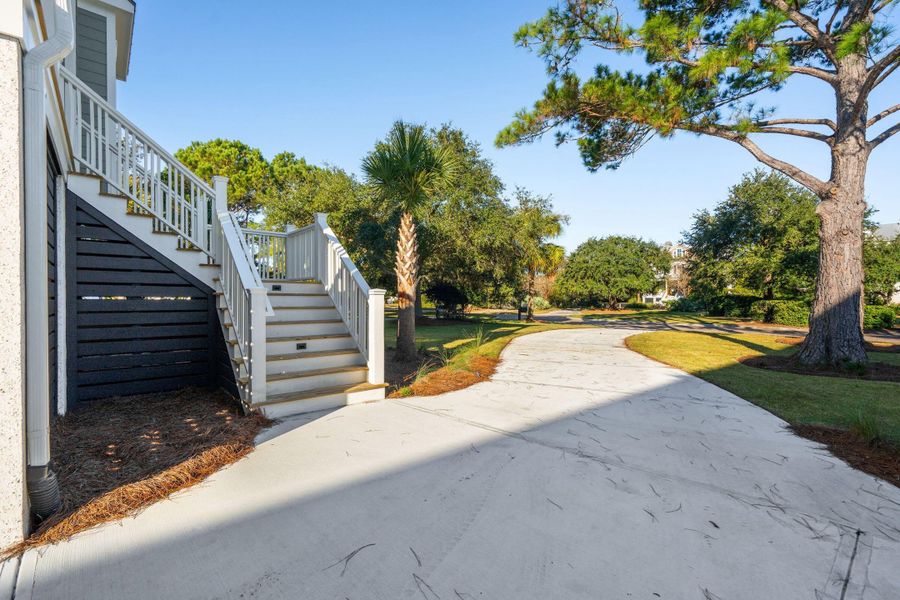 Exterior details and patio area of a home in , Johns Island (Image 50). Exterior details and patio area of a home in , Johns Island (Image 50).