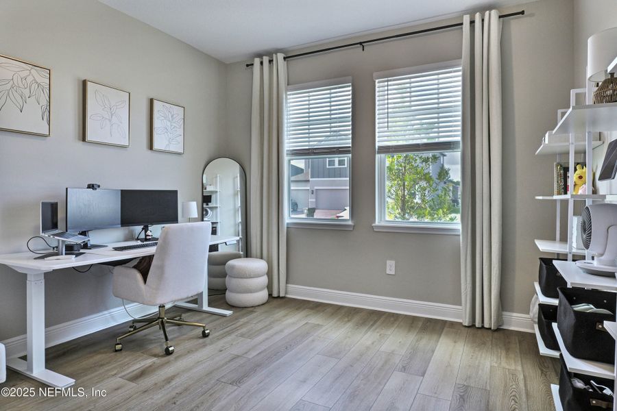 Furnished interior view inside a new home in Legends Preserve - Reserve Series, Daytona Beach (Image 33).