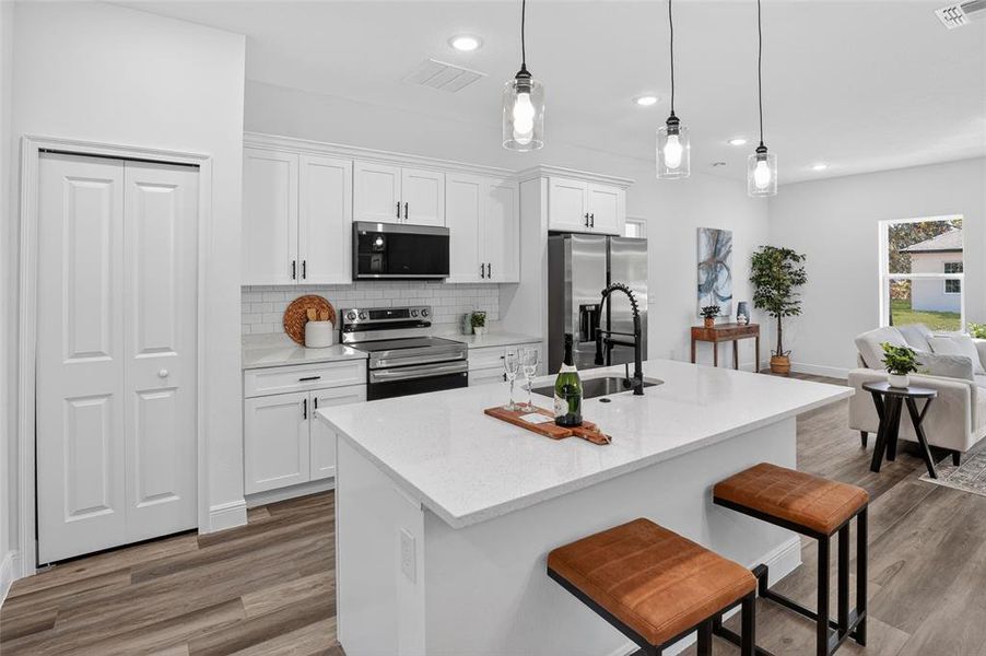 Furnished interior view inside a new home in , Citrus Springs (Image 5).