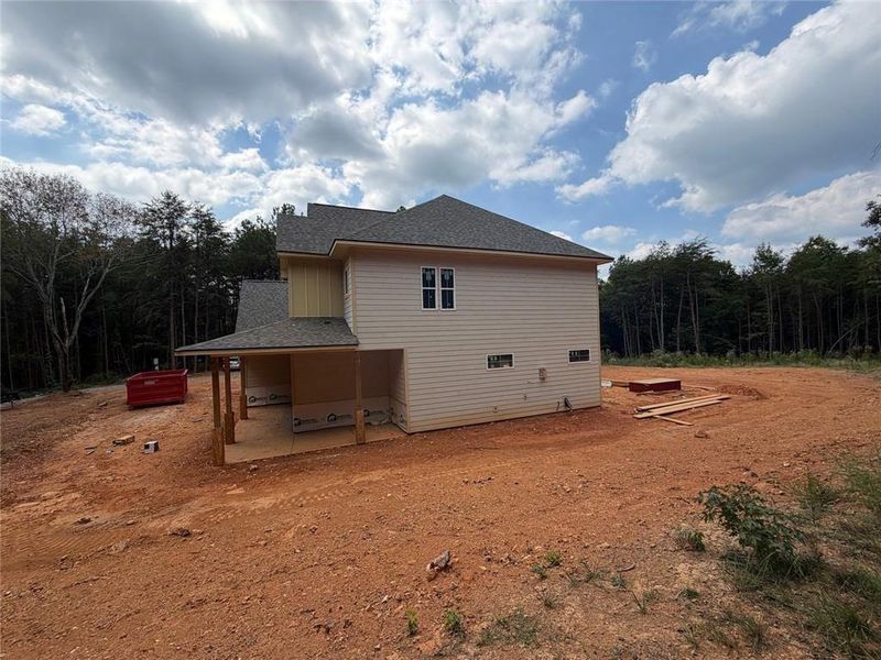In-progress construction of a new home in , White, GA (Image 44).