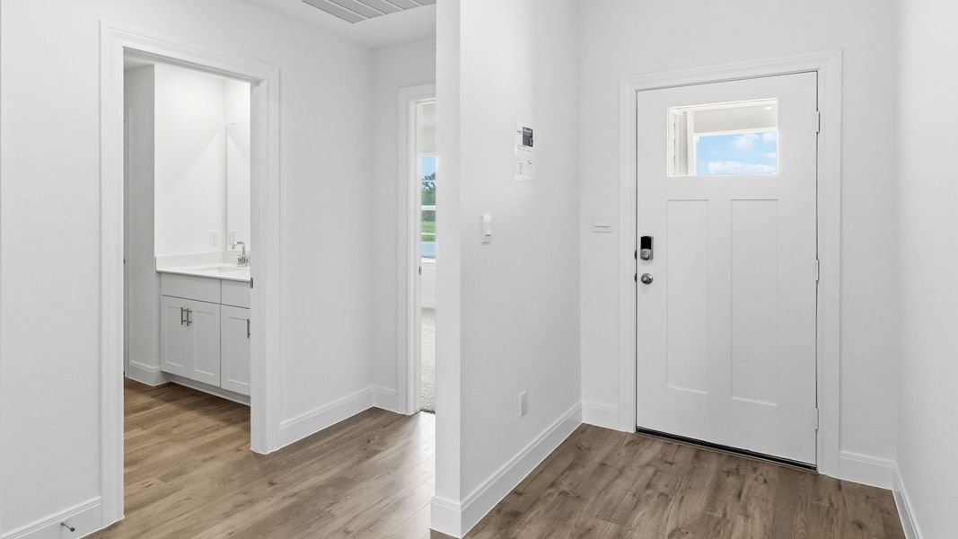Spacious, unfurnished interior of a new home in Railhead, Cedar Creek (Image 14). Spacious, unfurnished interior of a new home in Railhead, Cedar Creek (Image 14).