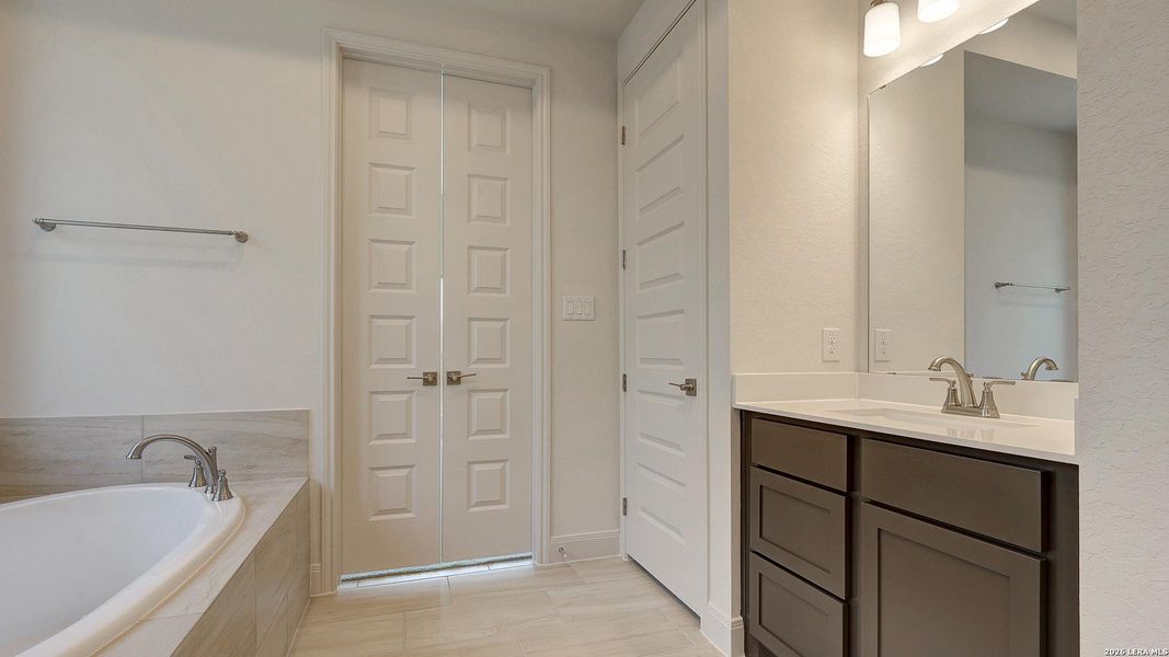 Furnished interior view inside a new home in Kallison Ranch, San Antonio (Image 15).