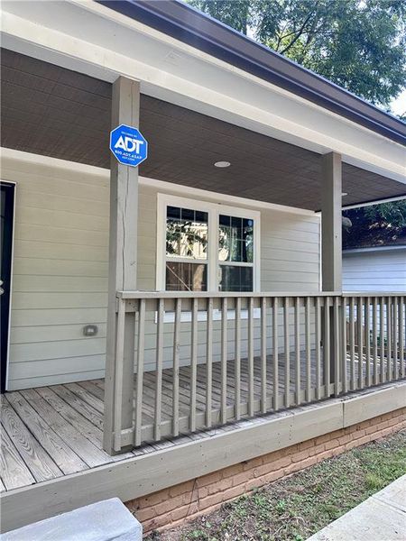 Front exterior of a new home in , Atlanta, GA, highlighting curb appeal (Image 11).