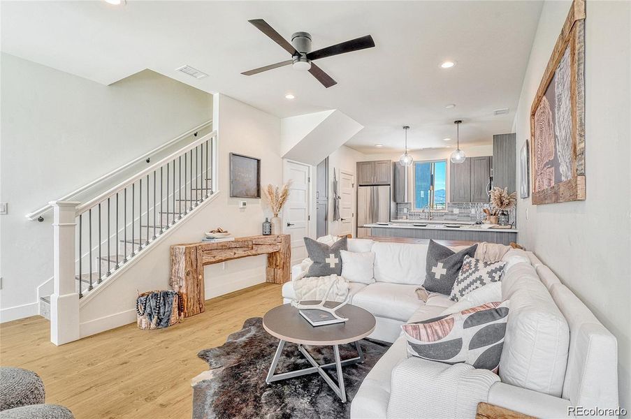 Furnished interior view inside a new home in , Salida (Image 7). Furnished interior view inside a new home in , Salida (Image 7).