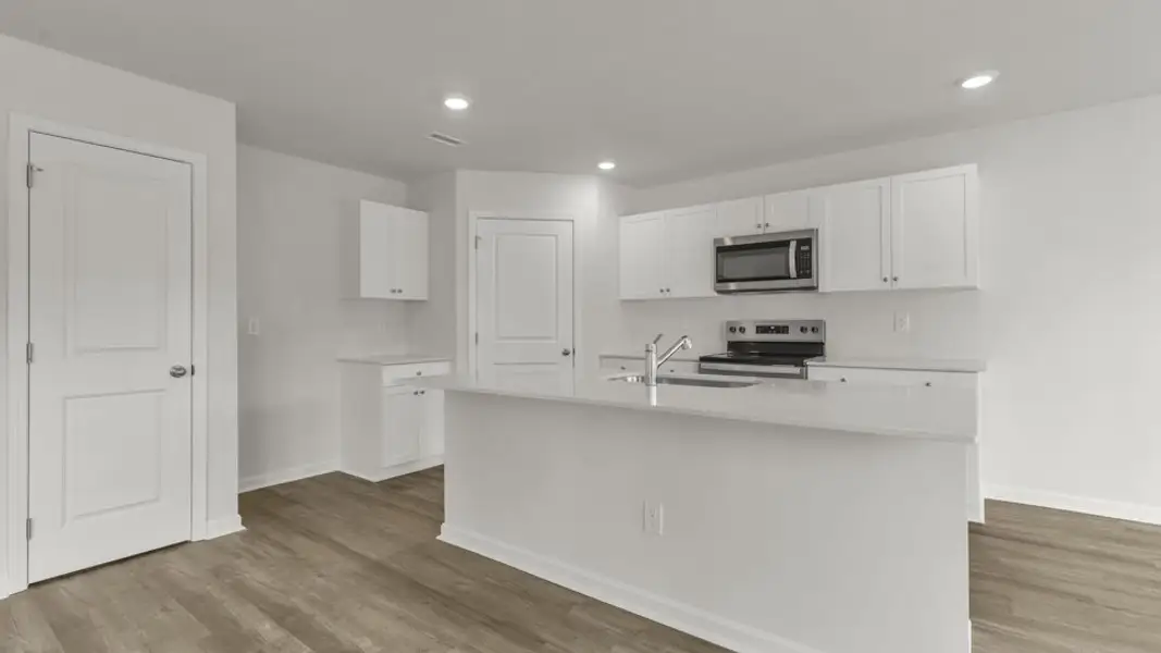 Furnished interior view inside a new home in Willow Mill, Thomasville (Image 4). Furnished interior view inside a new home in Willow Mill, Thomasville (Image 4).