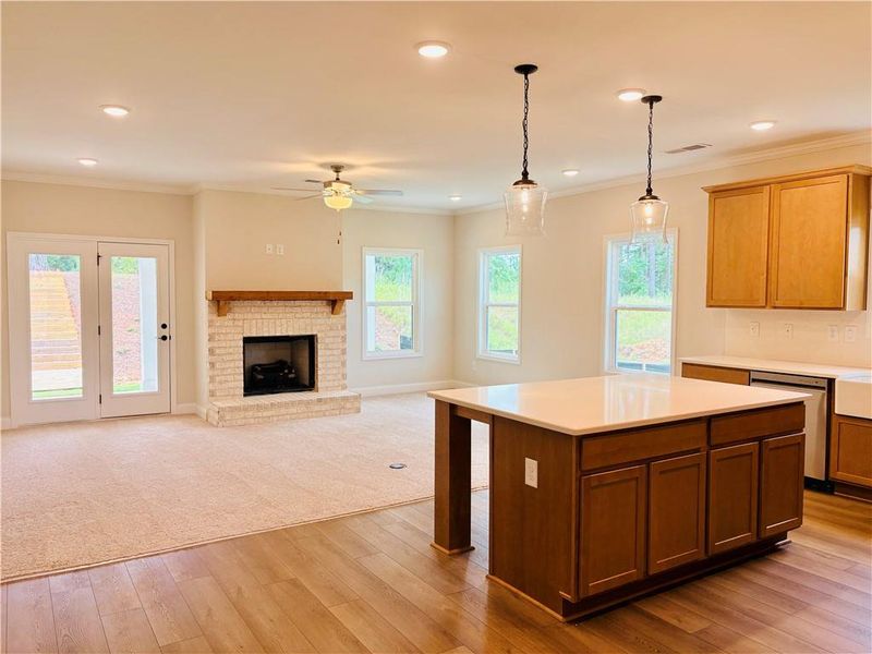 Furnished interior view inside a new home in , Villa Rica (Image 8). Furnished interior view inside a new home in , Villa Rica (Image 8).