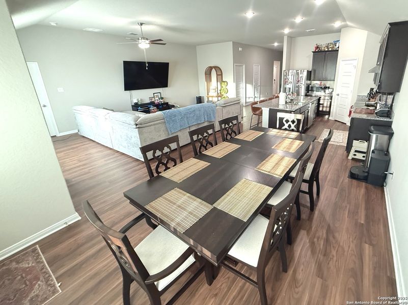 Furnished interior view inside a new home in Jordan's Ranch, San Antonio (Image 6).