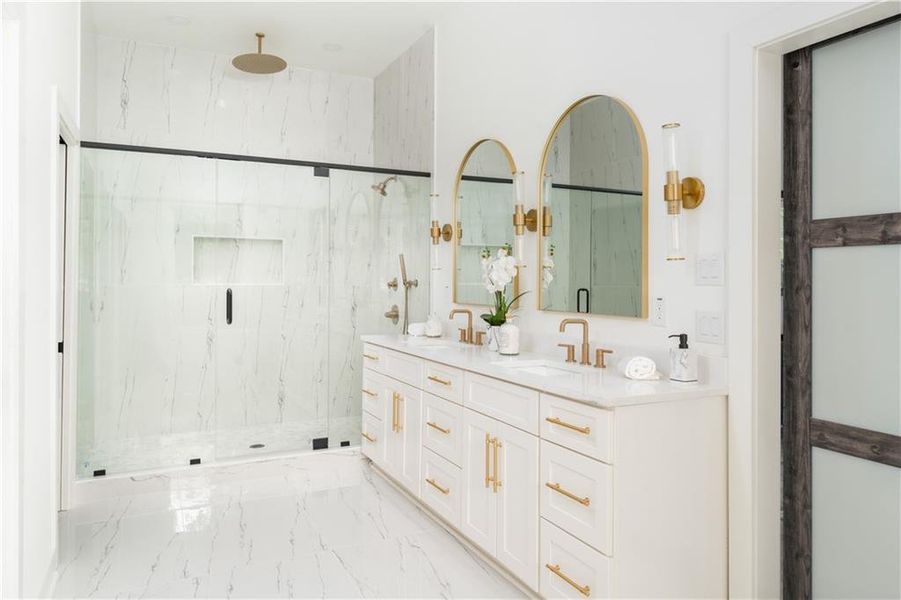 Furnished interior view inside a new home in , Atlanta (Image 30). Furnished interior view inside a new home in , Atlanta (Image 30).