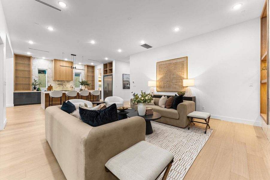 Furnished interior view inside a new home in , Houston (Image 14).