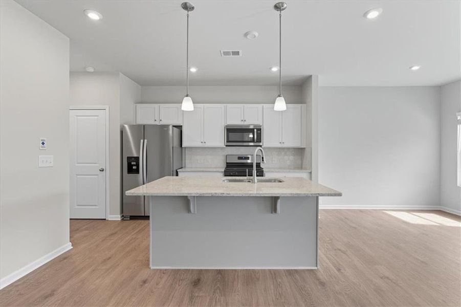 Furnished interior view inside a new home in Park Center Pointe, Austell (Image 8).
