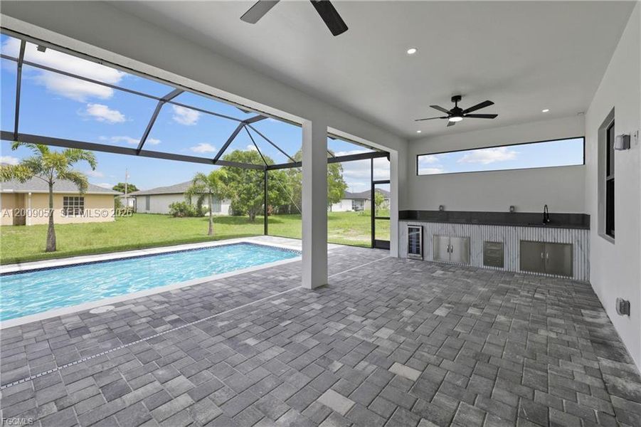 Exterior details and patio area of a home in , Cape Coral (Image 3).