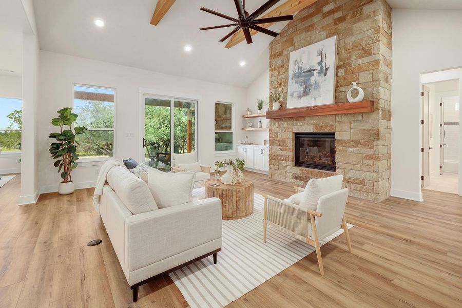 Furnished interior view inside a new home in , Liberty Hill (Image 5).