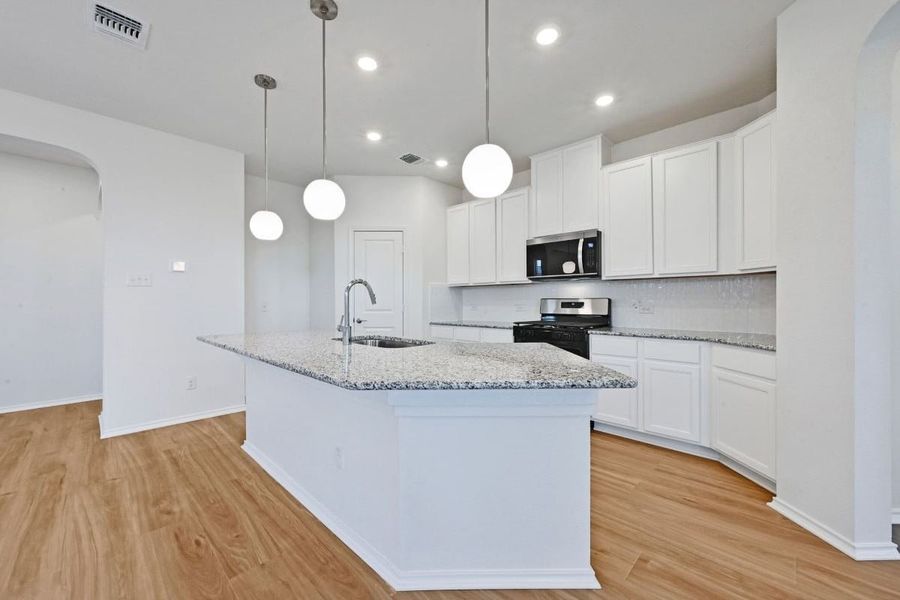 Furnished interior view inside a new home in Salerno - Heritage Collection, Round Rock (Image 4).