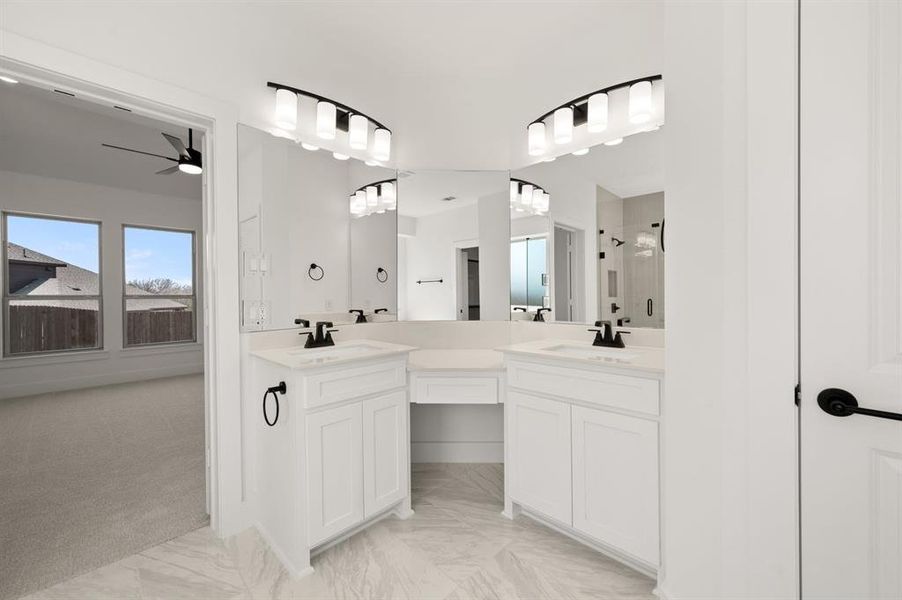 Furnished interior view inside a new home in Shady Valley Estates, Midlothian (Image 15).