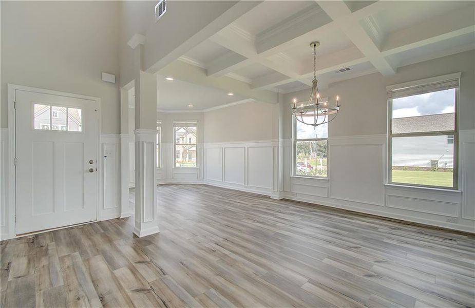 Spacious, unfurnished interior of a new home in Grandview at Millers Mill, Stockbridge (Image 15).