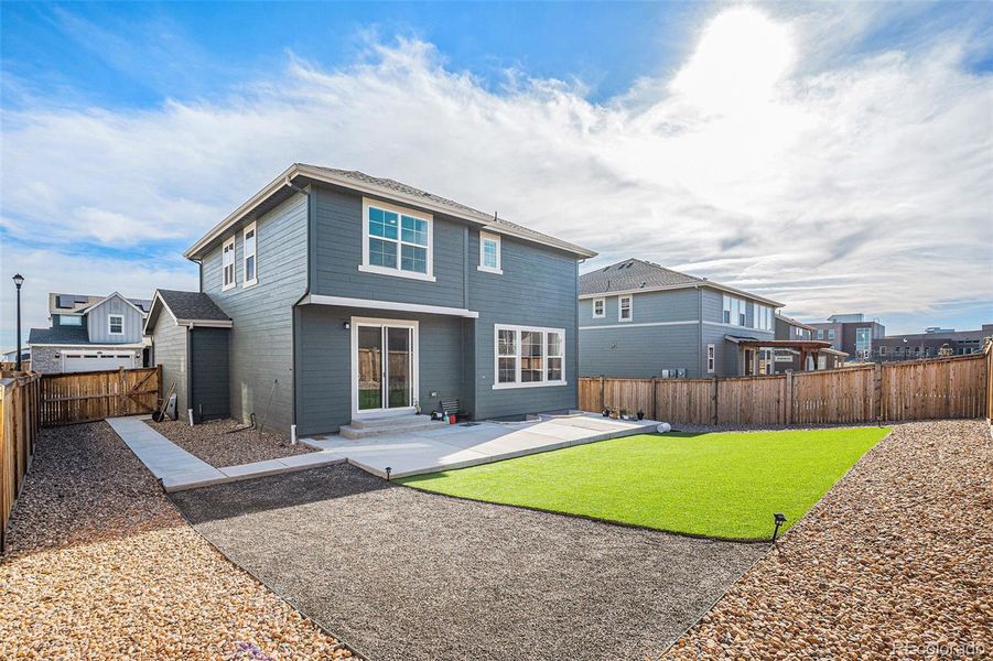 Exterior details and patio area of a home in Willow Bend, Thornton (Image 4). Exterior details and patio area of a home in Willow Bend, Thornton (Image 4).