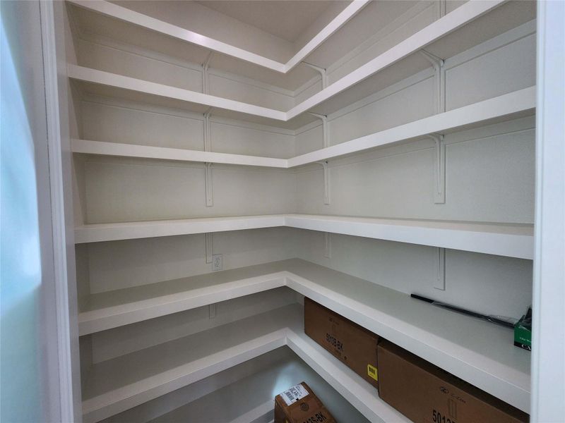 View of storage area