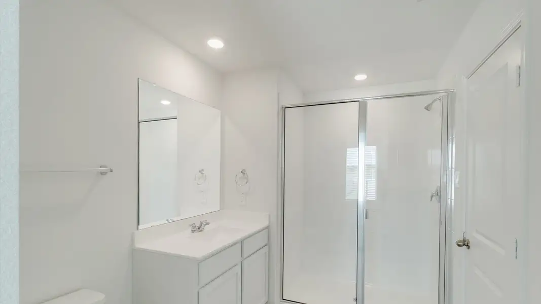 Representative furnished interior of a home built from the The Franklin by D.R. Horton in Watermill, Uhland (Image 5).