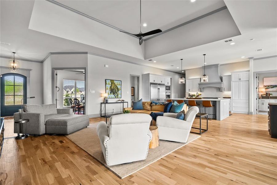 Furnished interior view inside a new home in Woodland Meadows, Fort Worth (Image 32).