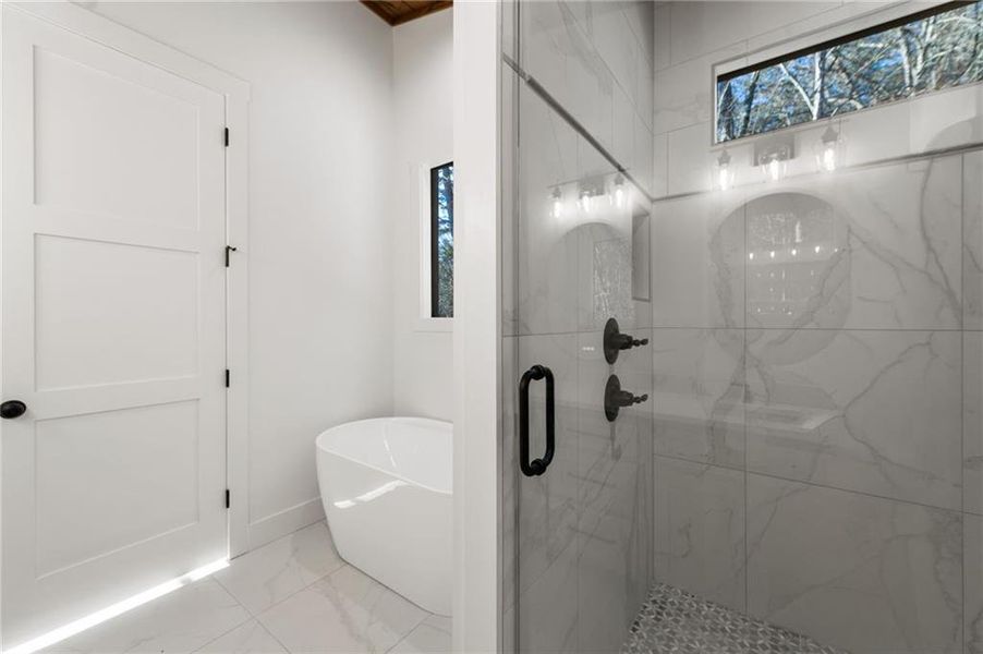 Furnished interior view inside a new home in , Blue Ridge (Image 12).