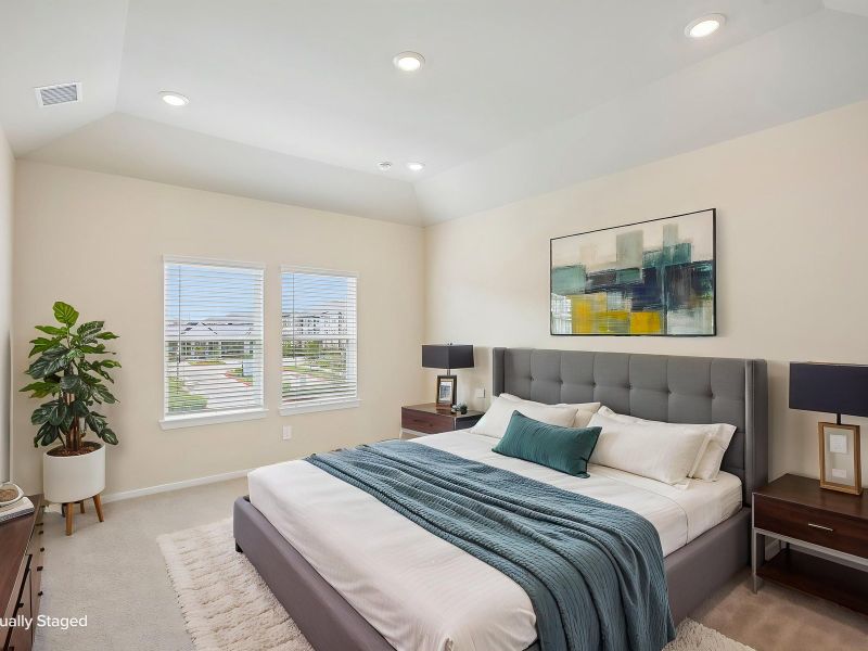 Furnished interior view inside a new home in Parkway Commons - City Series, Missouri City (Image 8). Furnished interior view inside a new home in Parkway Commons - City Series, Missouri City (Image 8).