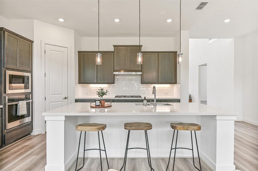Furnished interior view inside a new home in Avalon at Friendswood, Friendswood (Image 12).