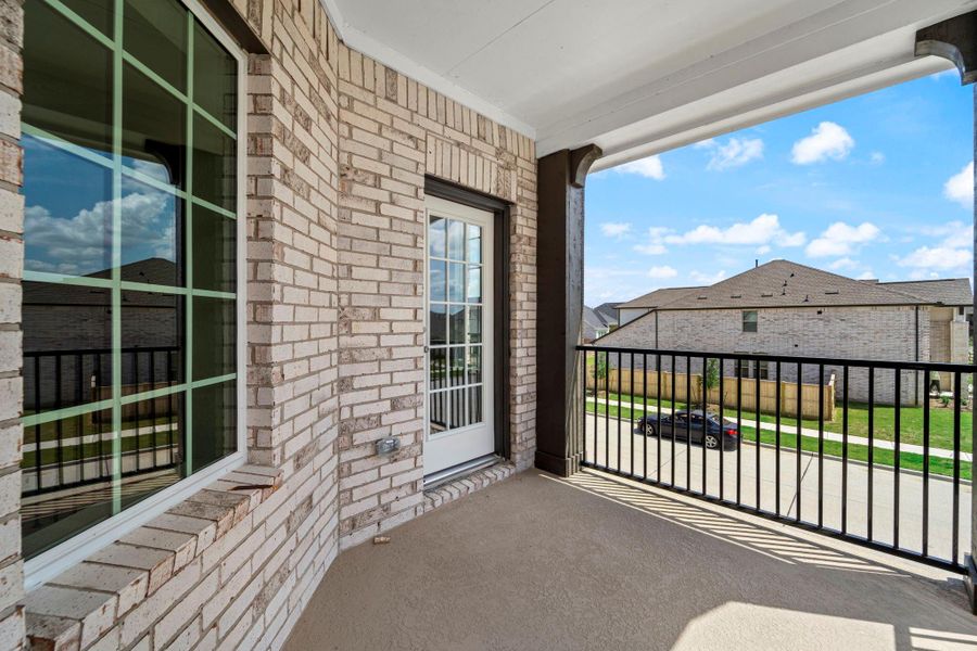 Spacious second-floor balcony offers the perfect outdoor retreat—ideal for relaxing or entertaining with elevated views. Spacious second-floor balcony offers the perfect outdoor retreat—ideal for relaxing or entertaining with elevated views.