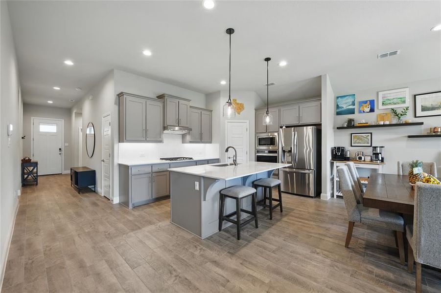 Furnished interior view inside a new home in , Denton (Image 6).