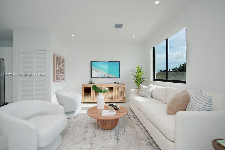 Furnished interior view inside a new home in , Florida City (Image 14).