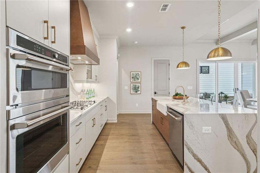 Furnished interior view inside a new home in Promenade at Sawnee Village, Cumming (Image 15).