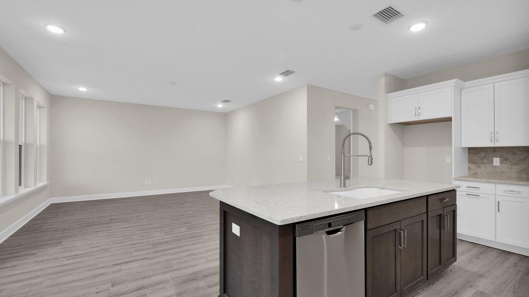 Representative furnished interior of a home built from the The Fanning by Providence Homes (Florida) in Reflections at Nocatee, Nocatee (Image 27).